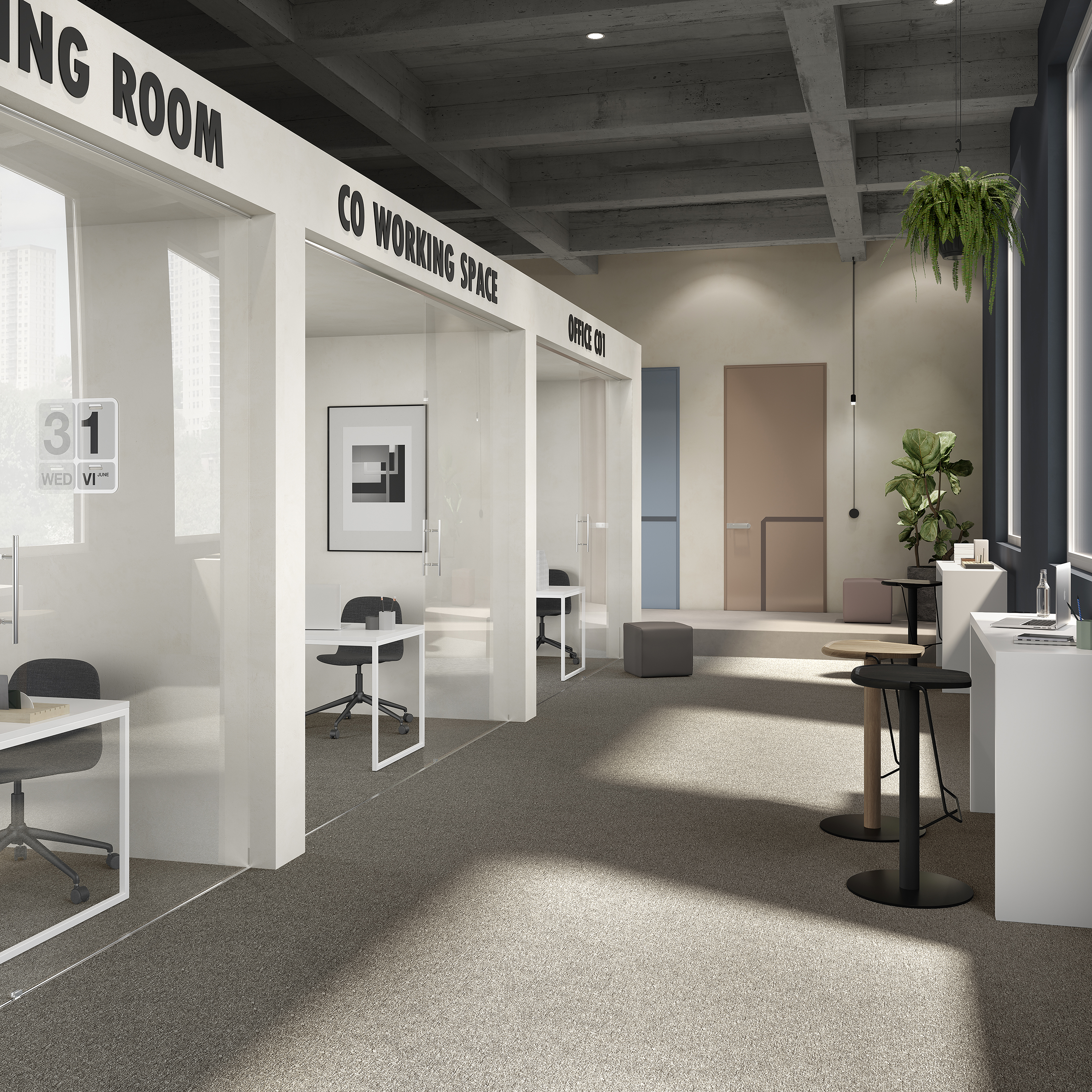 Ковровая плитка Medusa Tile 40 (500*500*5 мм) — купить в Каменске-Уральском