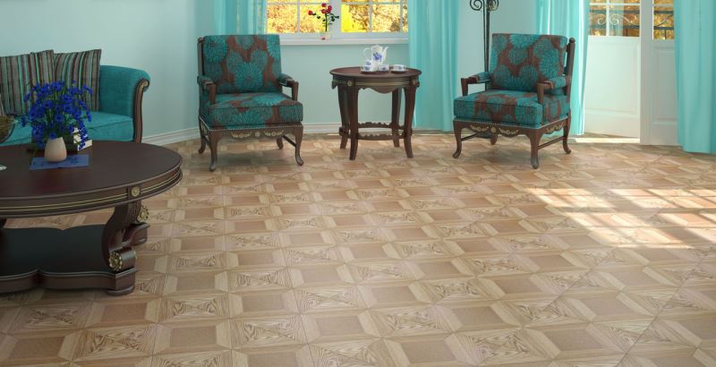 Ламинат "Profield" Parkett Коллаж светлый (1200*400*8) — купить в Каменске-Уральском