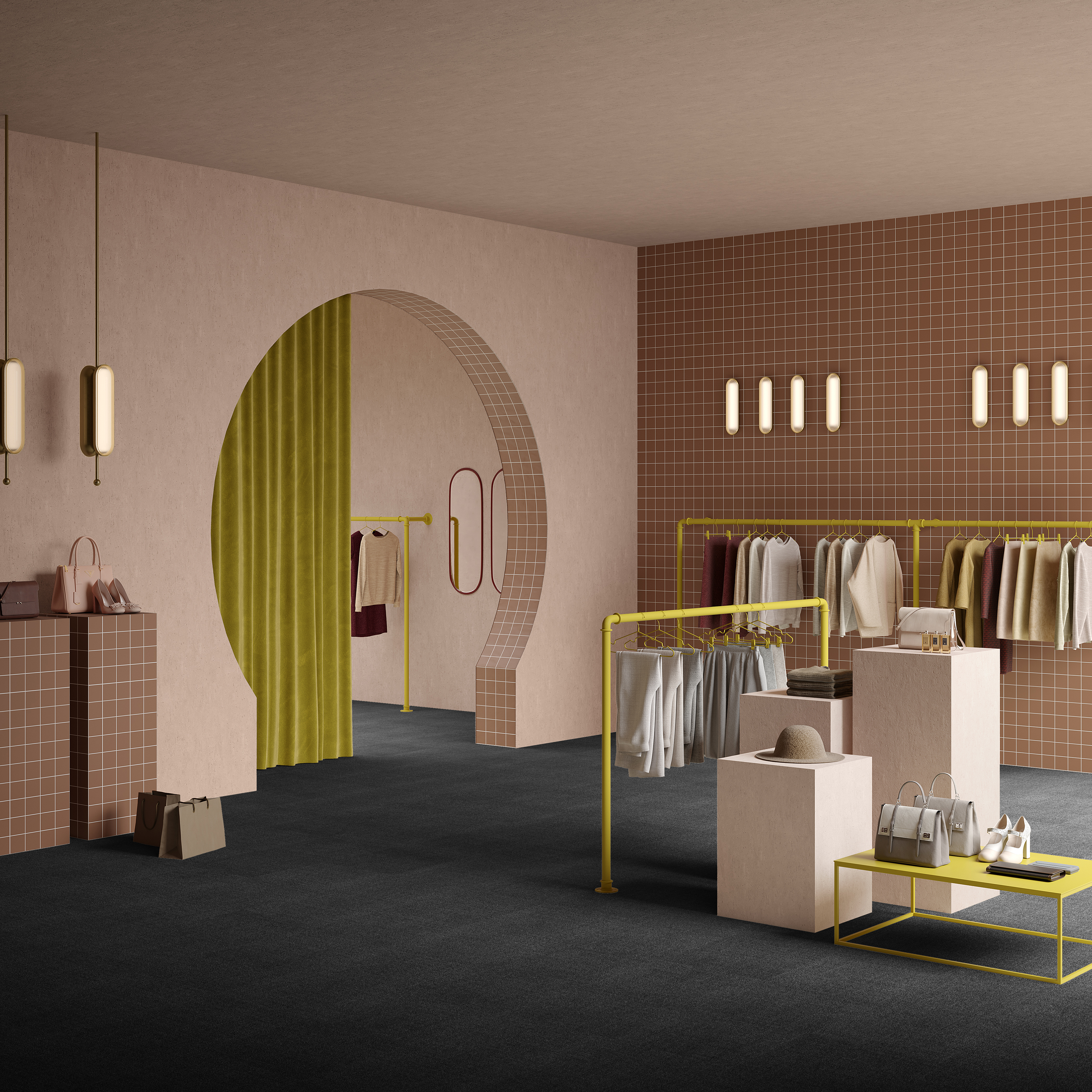 Ковровая плитка Mantra Tile 99 (500*500*6 мм) — купить в Каменске-Уральском