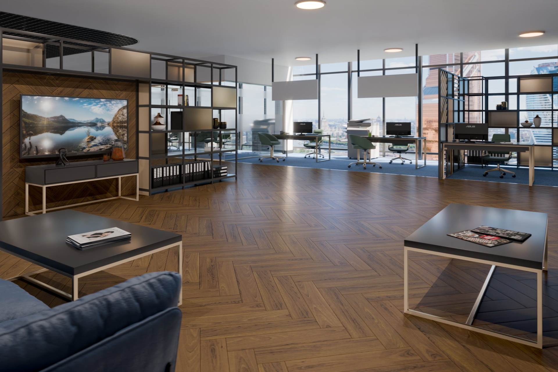 Инженерный паркет «Damy Floor» Ореховый (укладка елочкой) — купить в Каменске-Уральском