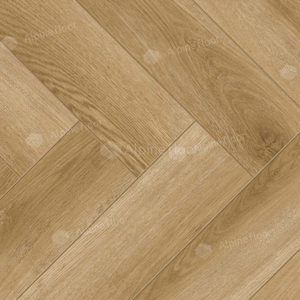 Ламинат "Alpine Floor" Herringbone Дуб Эльзас (606*101*8 мм) — купить в Каменске-Уральском