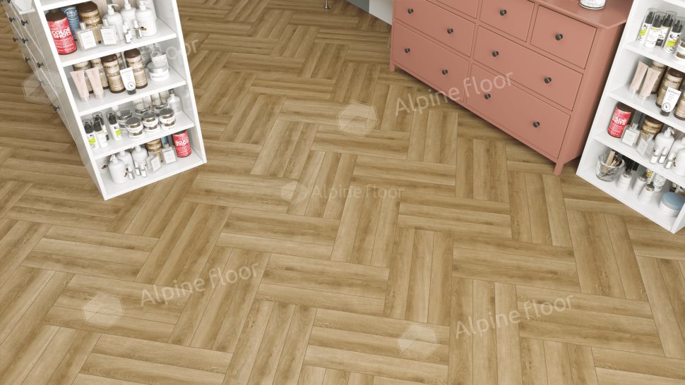 Ламинат "Alpine Floor" Herringbone 12 PRO Дуб Эльзас (606*101*12 мм) — купить в Каменске-Уральском