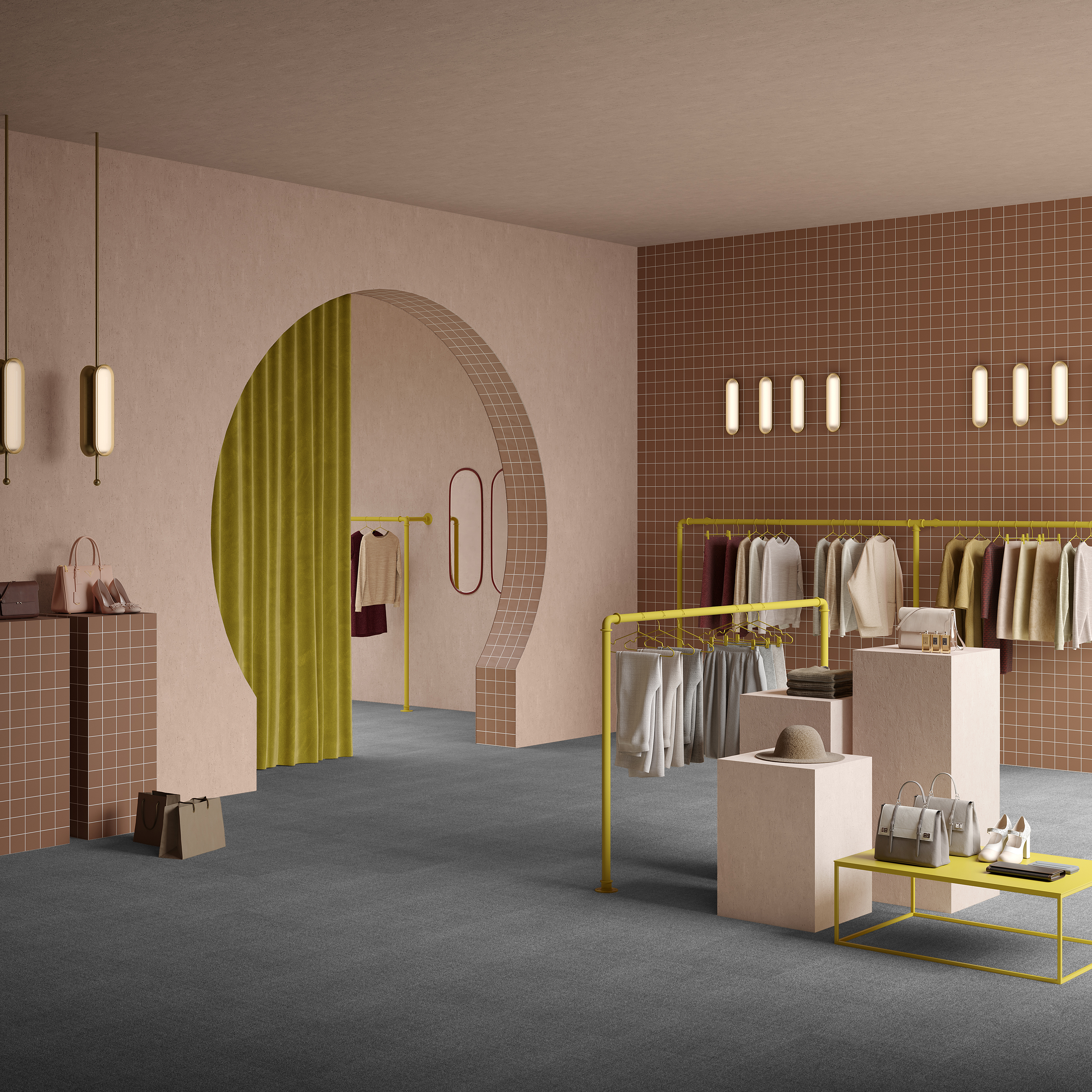 Ковровая плитка Mantra Tile 97 (500*500*6 мм) — купить в Каменске-Уральском