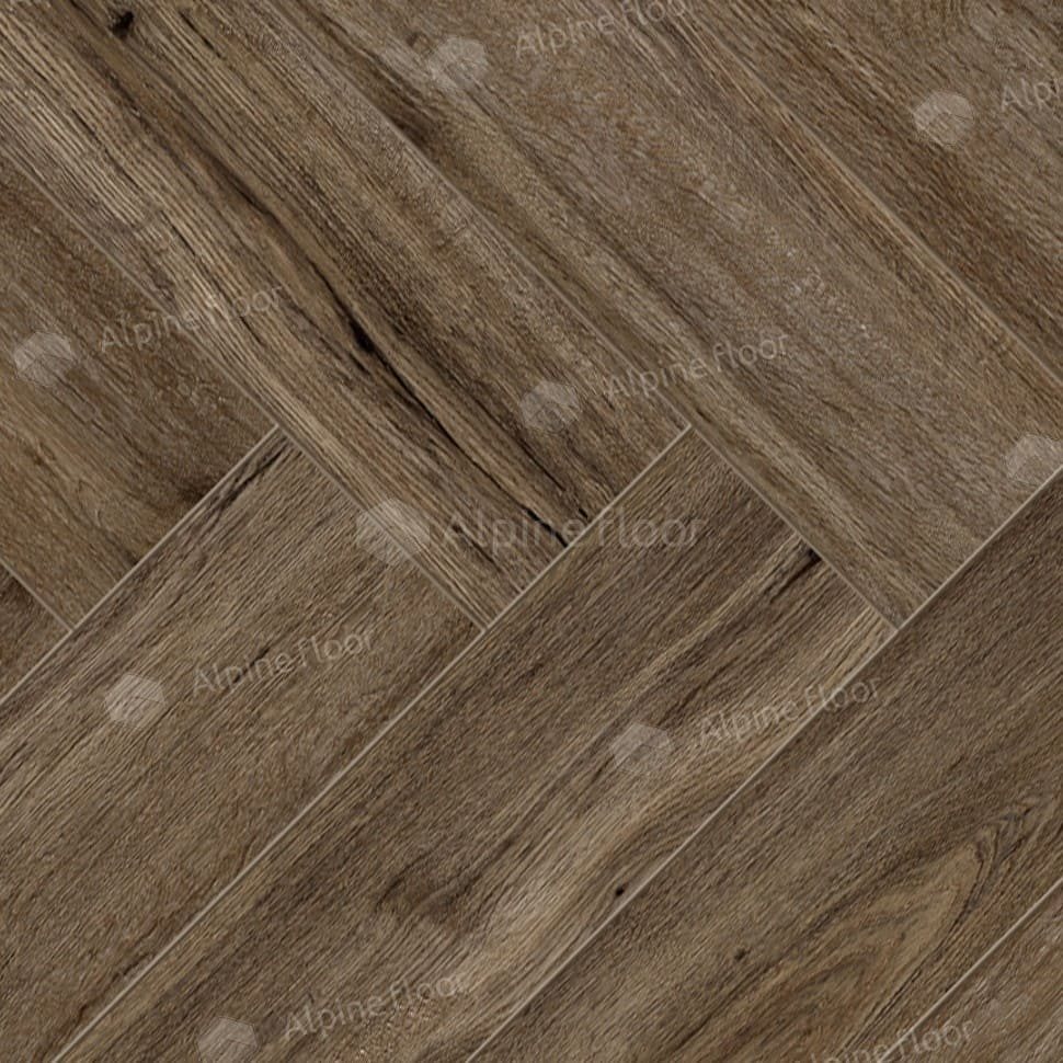 Ламинат "Alpine Floor" Herringbone Дуб Бордо (606*101*8 мм) — купить в Каменске-Уральском