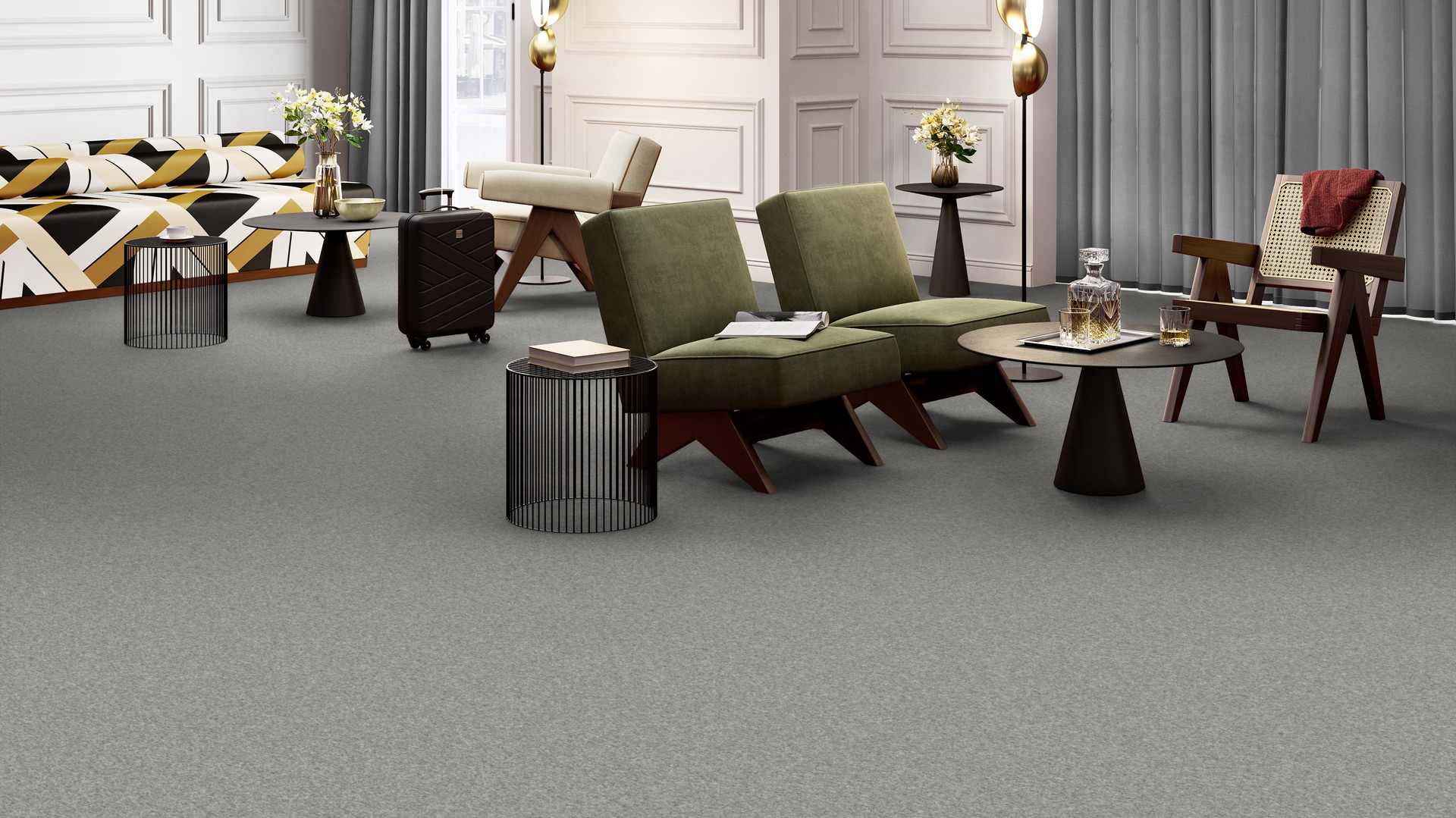 Ковровая плитка Medusa Tile 94 (500*500*5 мм) — купить в Каменске-Уральском