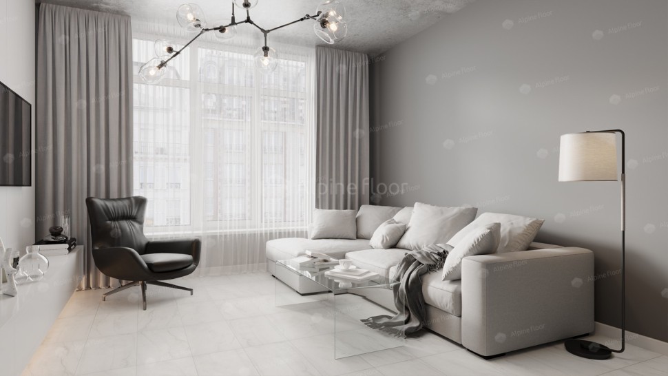 Виниловая плитка "Alpine Floor" Light Stone Брайс (608*303*2,5 мм) — купить в Каменске-Уральском