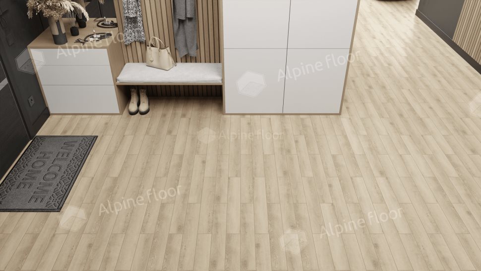 Ламинат "Alpine Floor" Herringbone 12 PRO Дуб Орлеан (606*101*12 мм) — купить в Каменске-Уральском