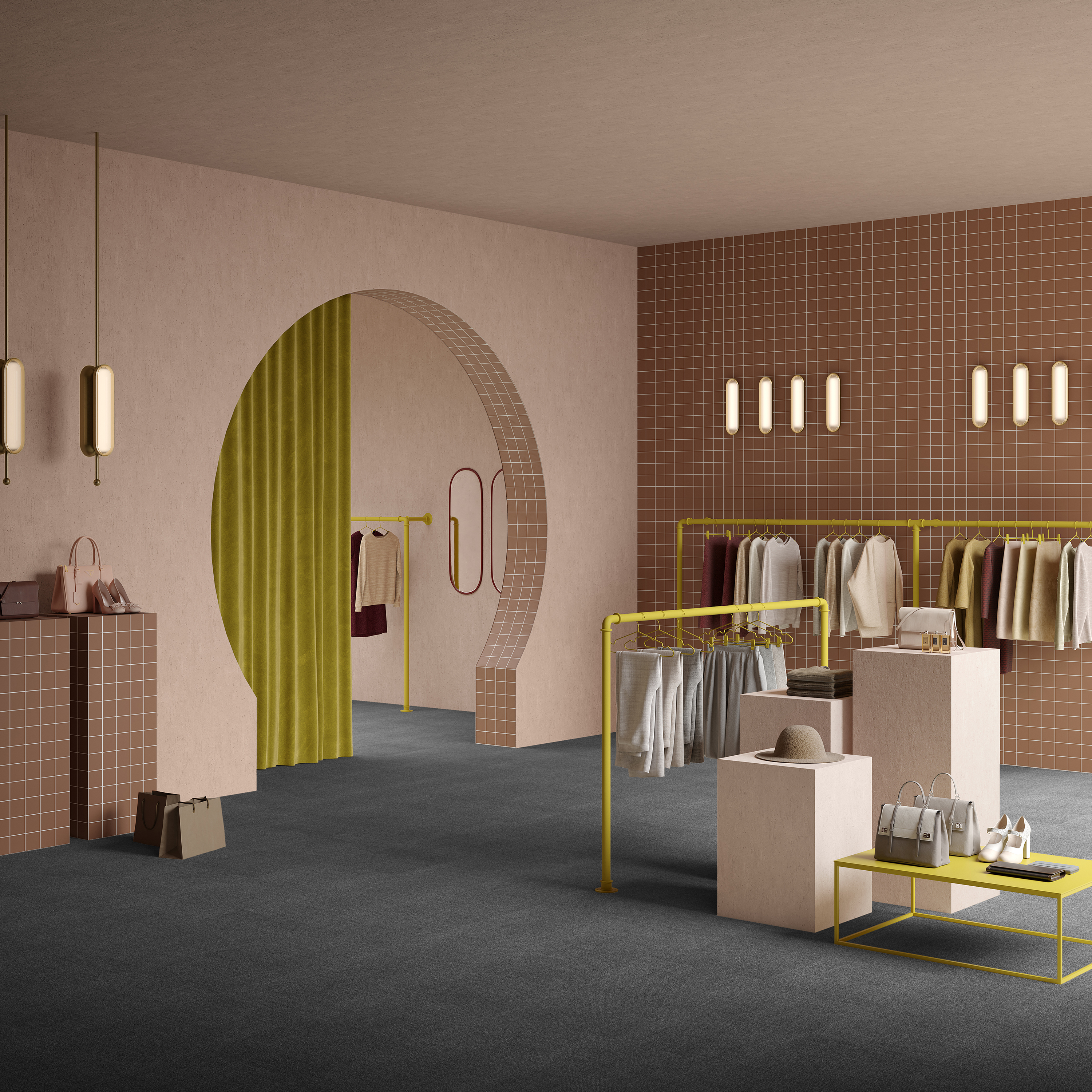 Ковровая плитка Mantra Tile 98 (500*500*6 мм) — купить в Каменске-Уральском