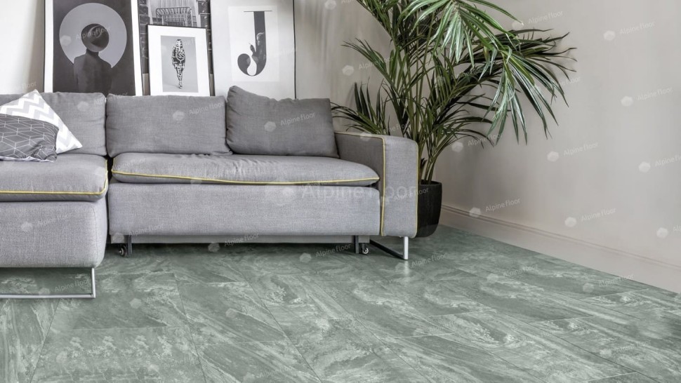 Виниловая плитка "Alpine Floor" Light Stone Хэмпшир (608*303*2,5 мм) — купить в Каменске-Уральском